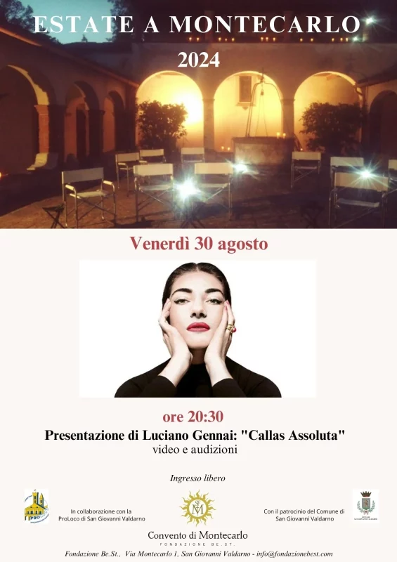 ✦✦✦ Callas Assoluta ✦✦✦                                        venerdì 30 agosto, ore 20:30